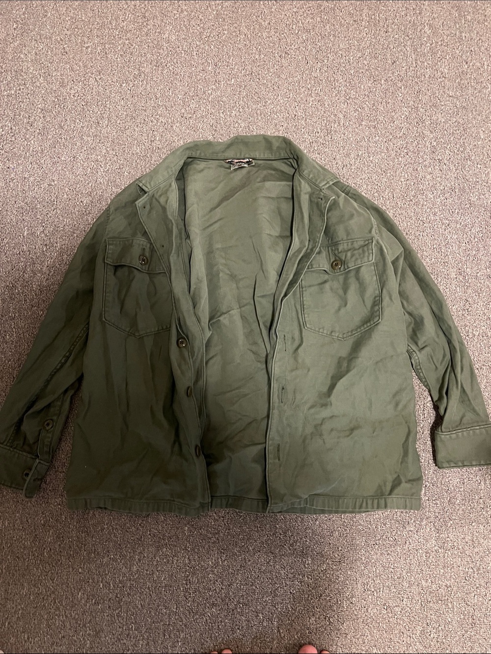 Olive Green Utility Jacket